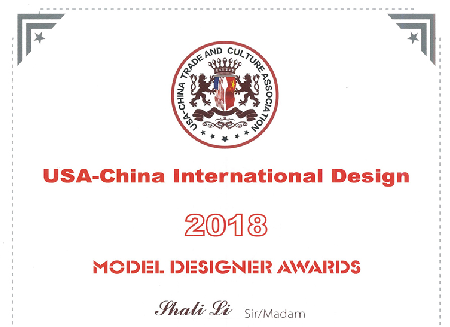 PINKI品伊创意机构李莎莉女士荣膺2018美国全球影响力华人典范设计师大奖